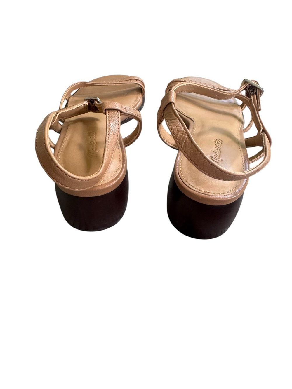 Madewell The Gwenn Block-Heel Sandal Fallen Timber 6.5 - Picture 6 of 9